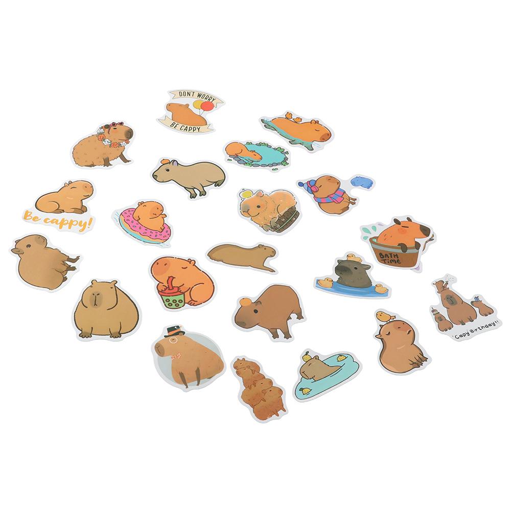 Capybara Capybara Stickers PVC Capybara Decals Vinyl Capybara Scrapbook Sticker  For Water Bottle