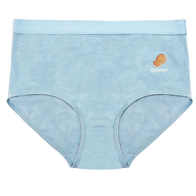 Women's Fruit-Patterned Embroidered Panties Comfortablfe Briefs
