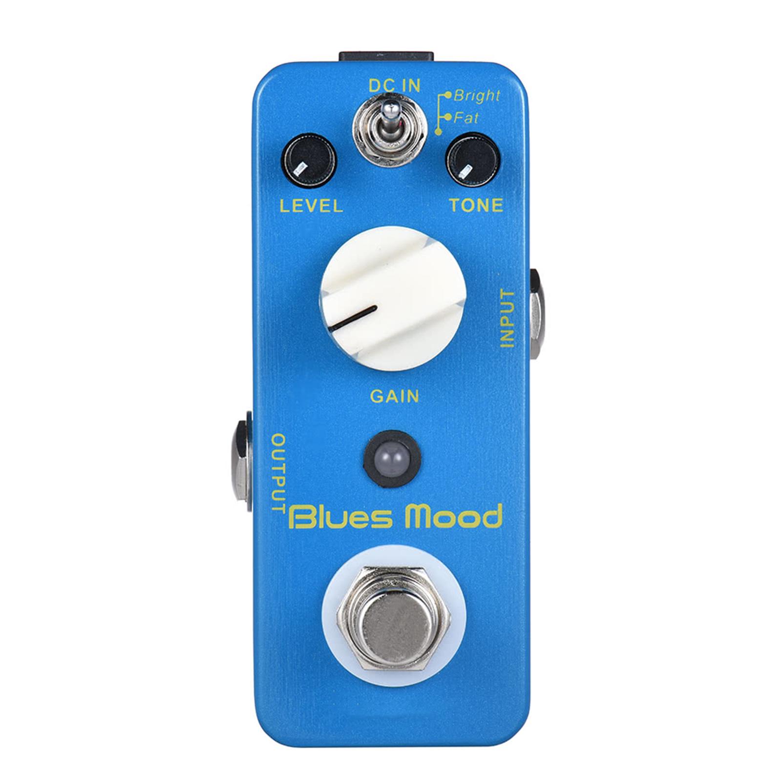 Painter Blue Mooer Mood S Style Overdrive Guitar Effect Pedal 2 Modes(Bright Fat) True Bypass Full Metal Shell