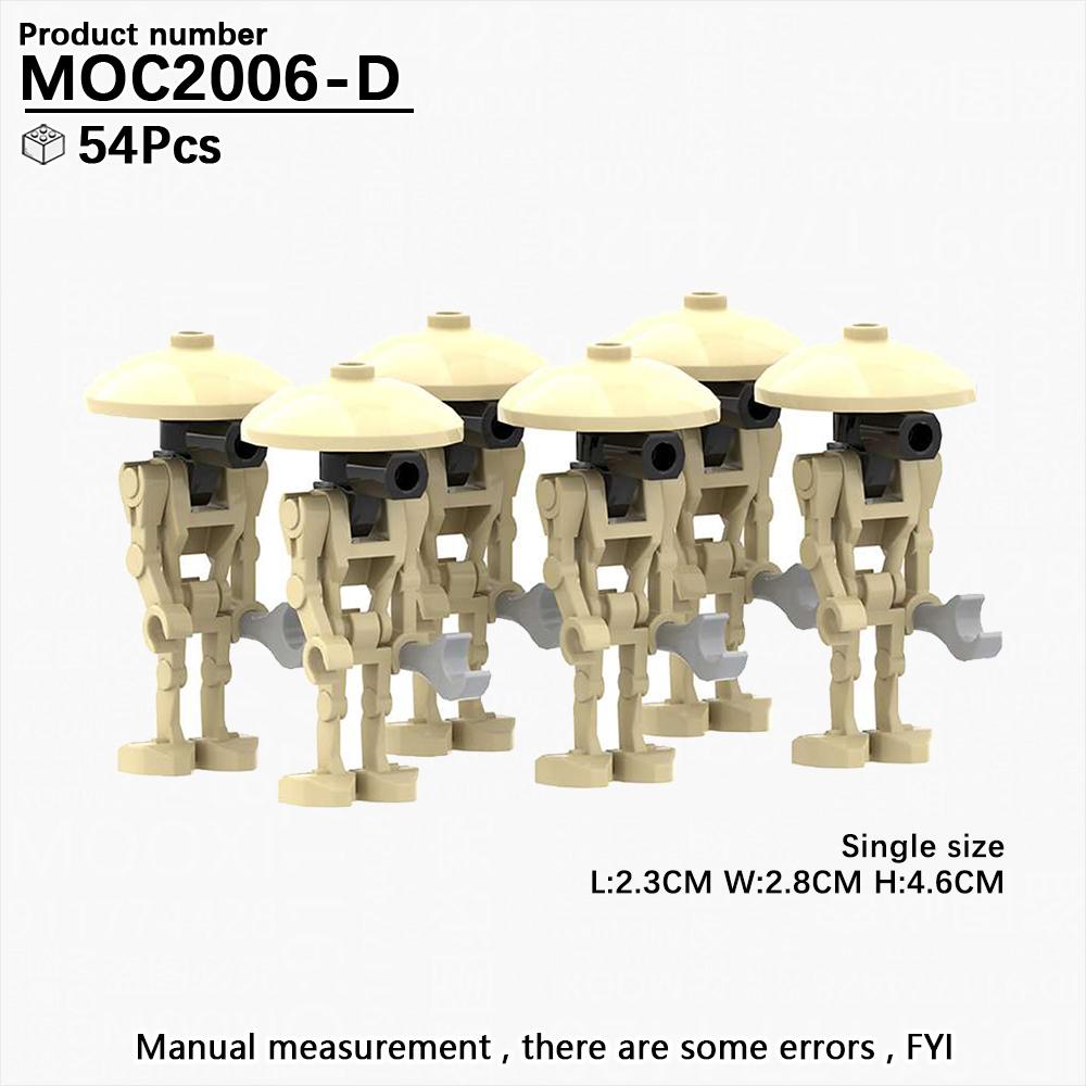 MOOXI Movie Series Set MOC Bricks Robot Compatible With Action Figures Model DIY Sets Adults Building Blocks Toys For Kids Gifts