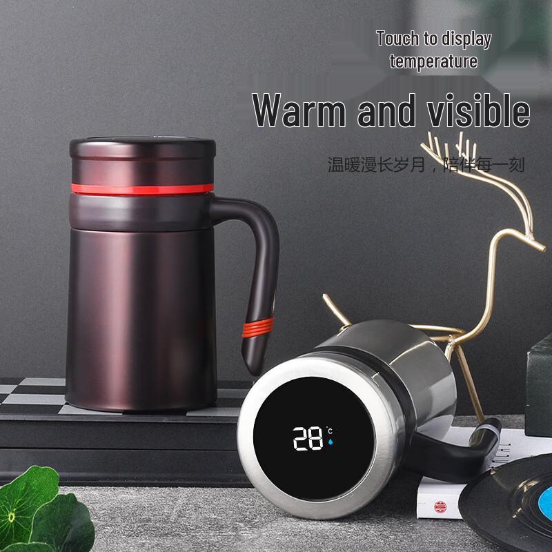 OLOEY Smart LED Temperature Display Insulated Business Mug