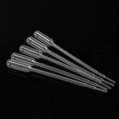 100Pcs X 2Ml Graduated Pipettes Disposable Pasteur Polyethylene Eye Dropper Set