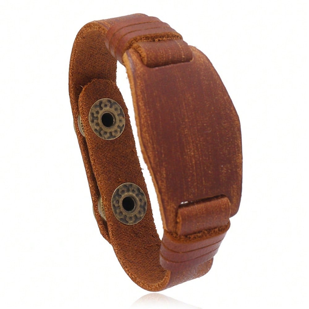 Bracelets Rétro Européens et Américains, Bracelets Punk, Bracelets Tressés pour Hommes C multicolore