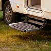 1pc RV Non-Slip Step Mat Adjustable Thick Floor Mat Carpet With Secure Buckle Motorhome Camper Trailer Entryway Protection Pad