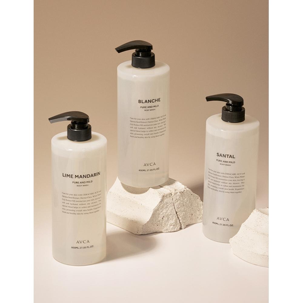 Avka Pure   Mild Body Wash Baby Powder 800ml