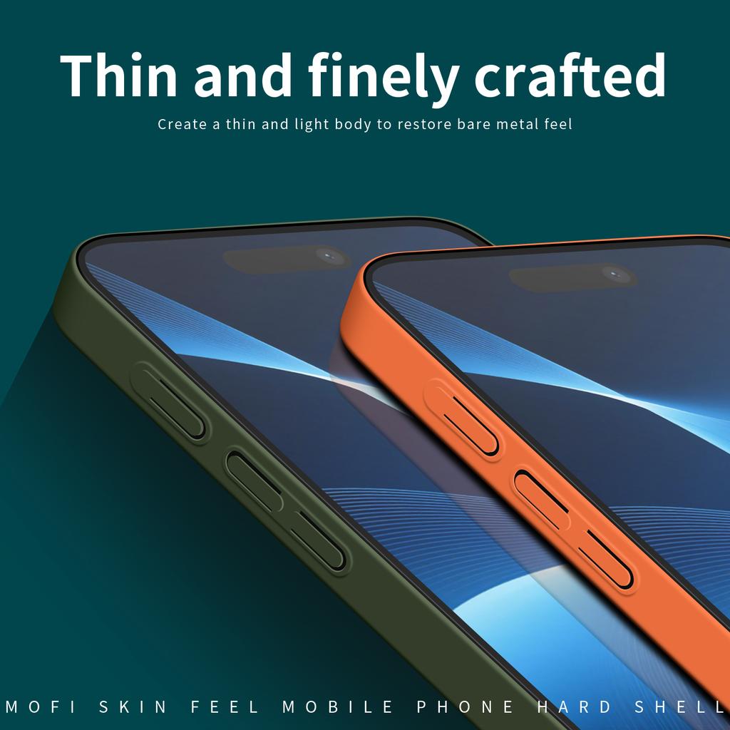 For iPhone Air Phone Case MOFI JK Qin Series Skin-Touch Matte Anti-fingerprint Back Cover