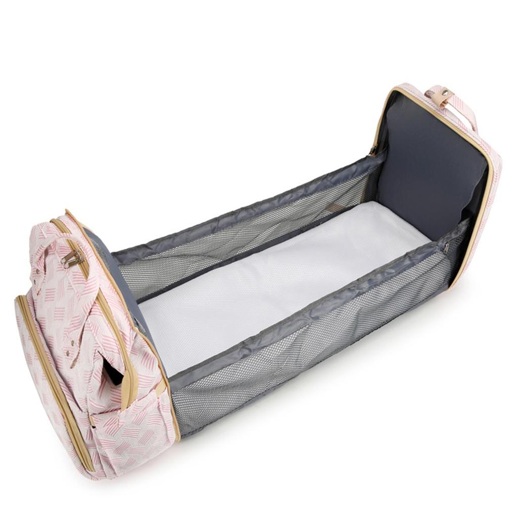 Mommy Bag, Portable Folding Bed Bag, Outdoor Summer Baby Crib Bag, Multifunctional Mother And Baby Bag