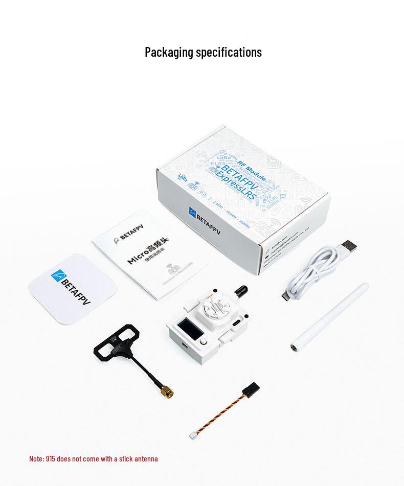 BETAFPV ELRS Micro Long-Range High-Frequency FPV Drone Signal Enhancer (2.4/915/868GHz Support)