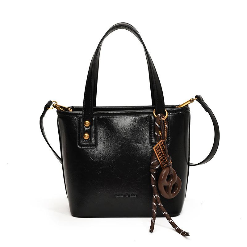 IELGY Retro All-Match Bucket Bag Fashion One-Shoulder Cross-Body Outing Bag