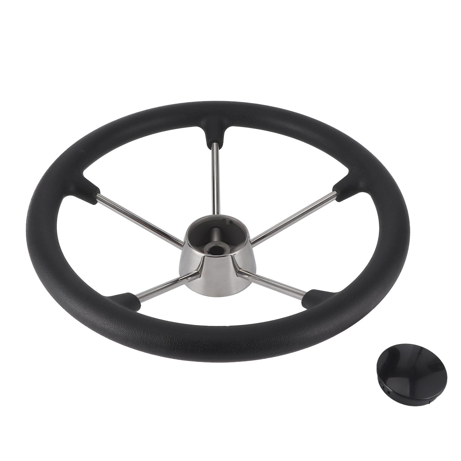 

15,5-дюймовый руль для лодки из нержавеющей стали 304 с полиуретановой пеной, аксессуары для морской фурнитуры