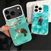 Summer Sea Turtle Cute Shockproof Phone Case for iPhone 17 Air 16 16E 15 Pro Max 14 Plus 13 Mini 12 Back Cover Anti Fall Fundas