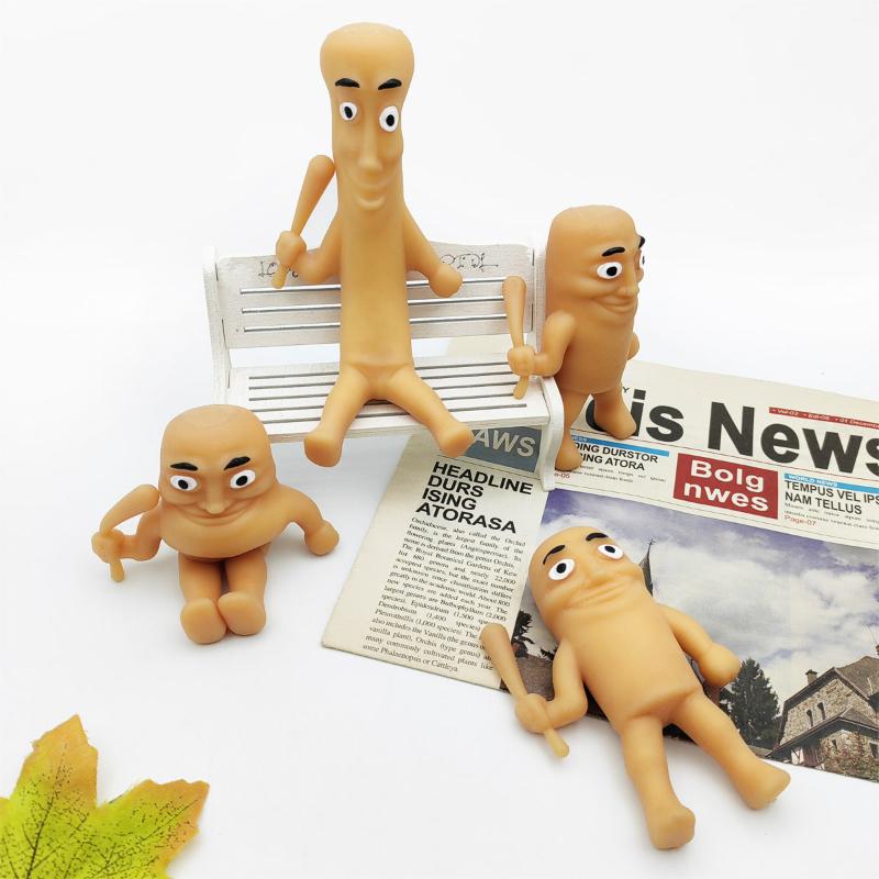 Italian Brainrot Tung Sahur Soft Rally Toys Stress Relief Prank Toy Fidget Toy Transformable Kids Adults Party Birthday Gift