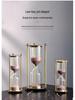 Luxury Metal Hourglass Ornament for Office or Home Decor - Modern Handcrafted Display Piece
