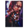 John Wick Movie Series Metal Tin Sign Retro Keanu Reeves Iron Painting Wall Art Vintage Action Film Poster Decorative Plaque f