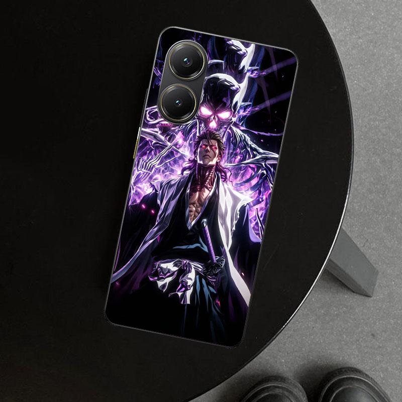 Aizen Sousuke Bleach Phone Case Cover for Xiaomi Poco X6 X5 X7 Pro F7 Ultra Redmi 15C 15 13C 13 12C 12 10C 10 10A 9C 9A 9T 9 Coq