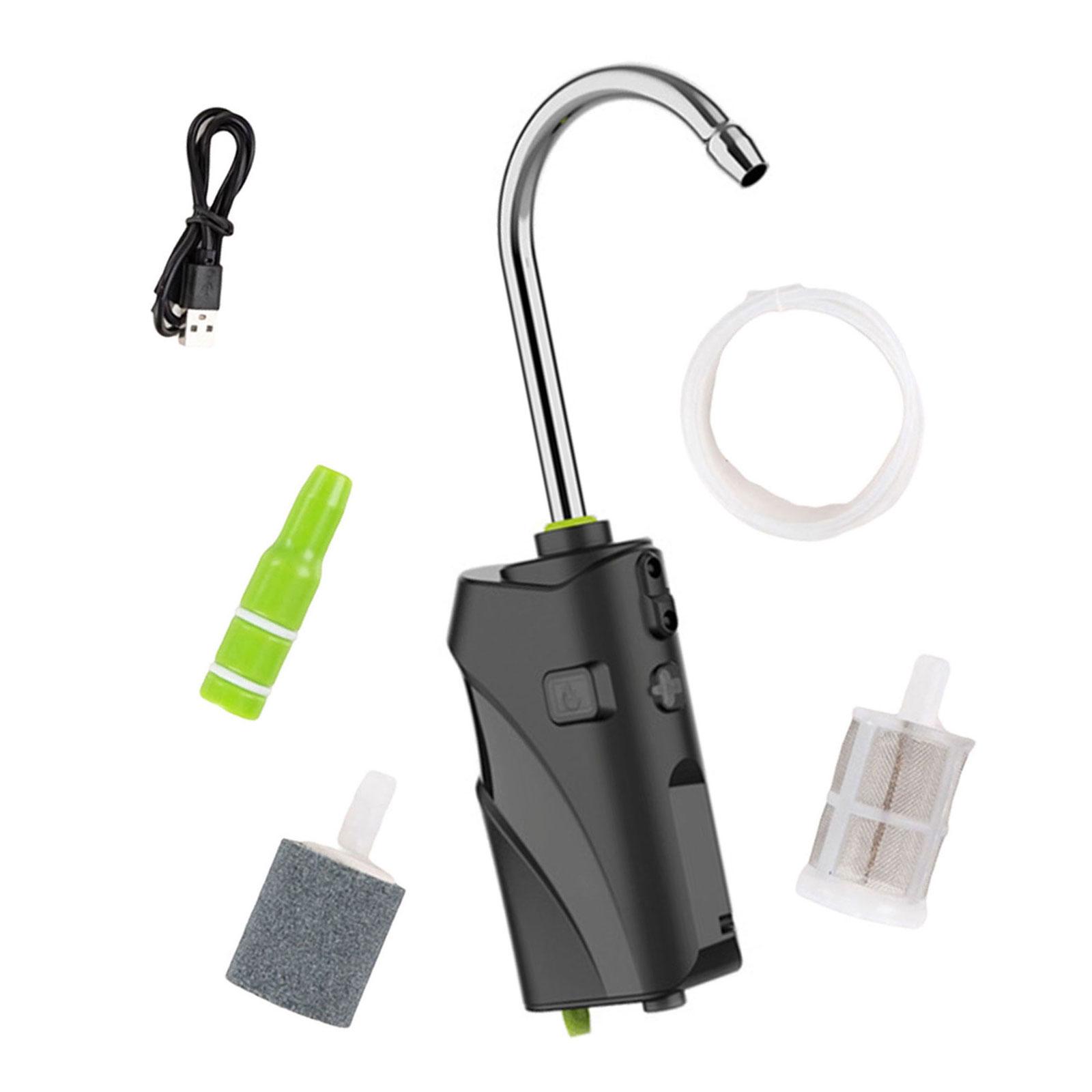 

Водяной насос для аквариума Аквариумный воздушный насос Насос для подачи воды Аквариумный насос Водяной насос для рыболовного садка Кислородный насос для аквариума чёрный