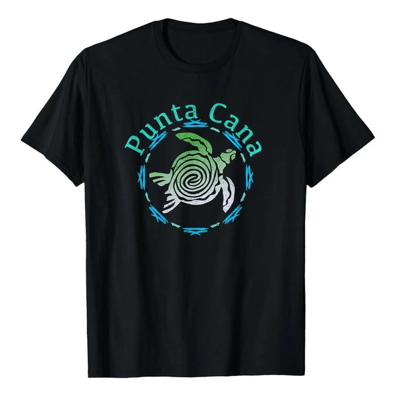 Camiseta Punta Cana Vintage Tribal Turtle S