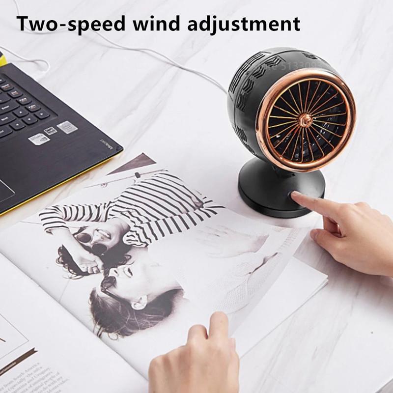 Xiaomi Twin Turbo Small Usb Fan 5v Portable Mini Portable Table Fan For Home Electric Desk Fan Silent Air Cooling