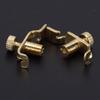 2PCS Golden Color Fine Tuner Adjuster Metal Clip Tuner Accessory  For String Instruments
