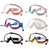 Professional Swimming Goggles for Children Swim Glasses Earplugs Adjustable Waterproof Anti Fog UV Protection Kids Swim Eyewear