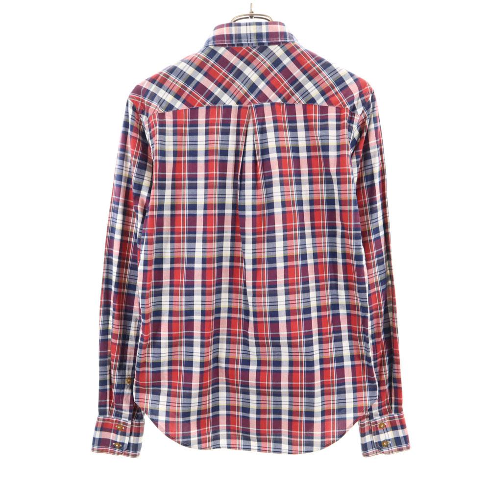 Vivienne WestwoodMAN Made In Japan Long Sleeve Check Shirt 44 Red Series Men's Used