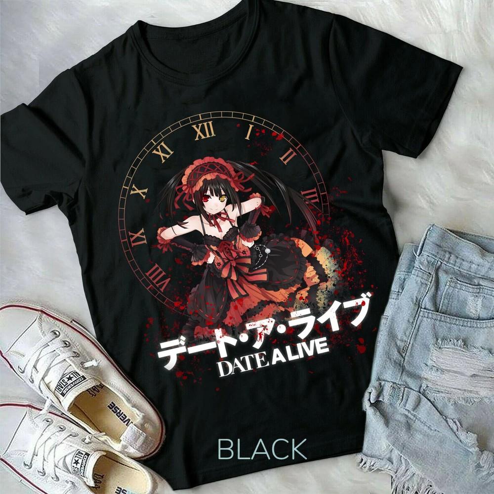 Date A Live Tohka Yatogami ,2022,New ,Tohka, wbr/ Tenka,Anime  Black Unisex T-Shirt S