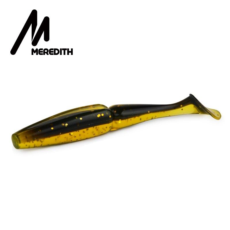 

Риболовна приманка Meredith Crazy Shiner 70 мм 90 мм 110 мм 130 мм М’які приманки Воблер для окуня Штучна рибальська м’яка приманка Tacke 13cm-4pcs