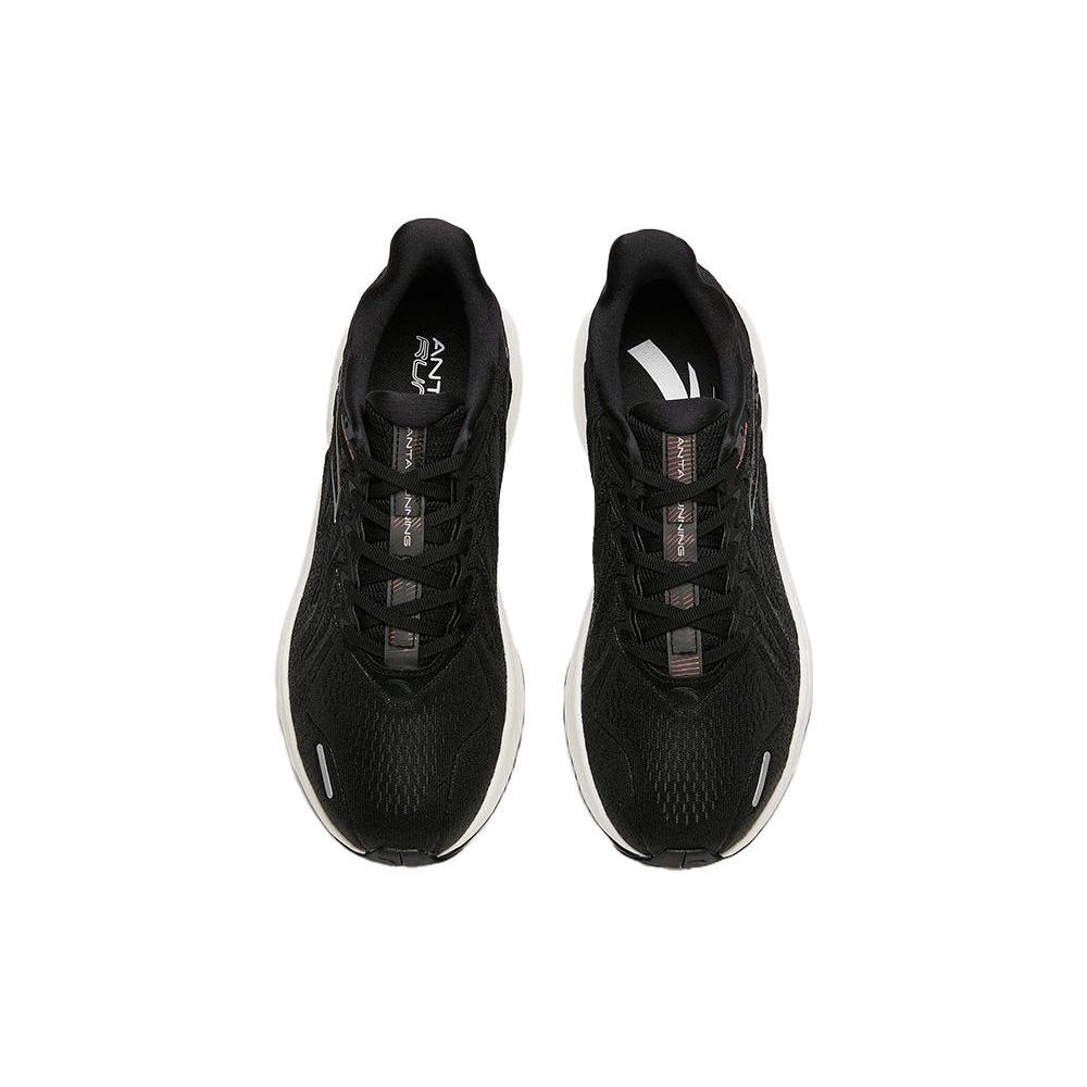 Anta Slip Resistant Abrasion Resistant Low top Running Shoes Men's Black Gray 112145587-8