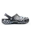 Crocs Classic clog Graffiti Party EVA Personality Street Hole Shoes Unisex Black