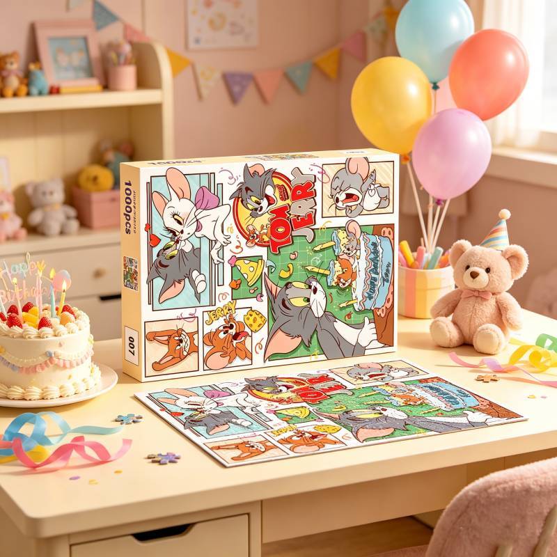 Spongebob Squarepants Tom And Jerry Doraemon Pikachu 1000piece Puzzle Kids And Adults Brain Teaser Stress Relief