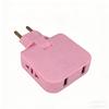 European Standard Rotating Plug Adapter – 180° Rotatable Multi-Outlet Extension Socket Cordless, Lightweight & Portable