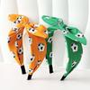 Rabbit Ear Soccer Fan Hair Band Cute Bunny Knot Headband Fan Cheering Hair Hoop  Celebration