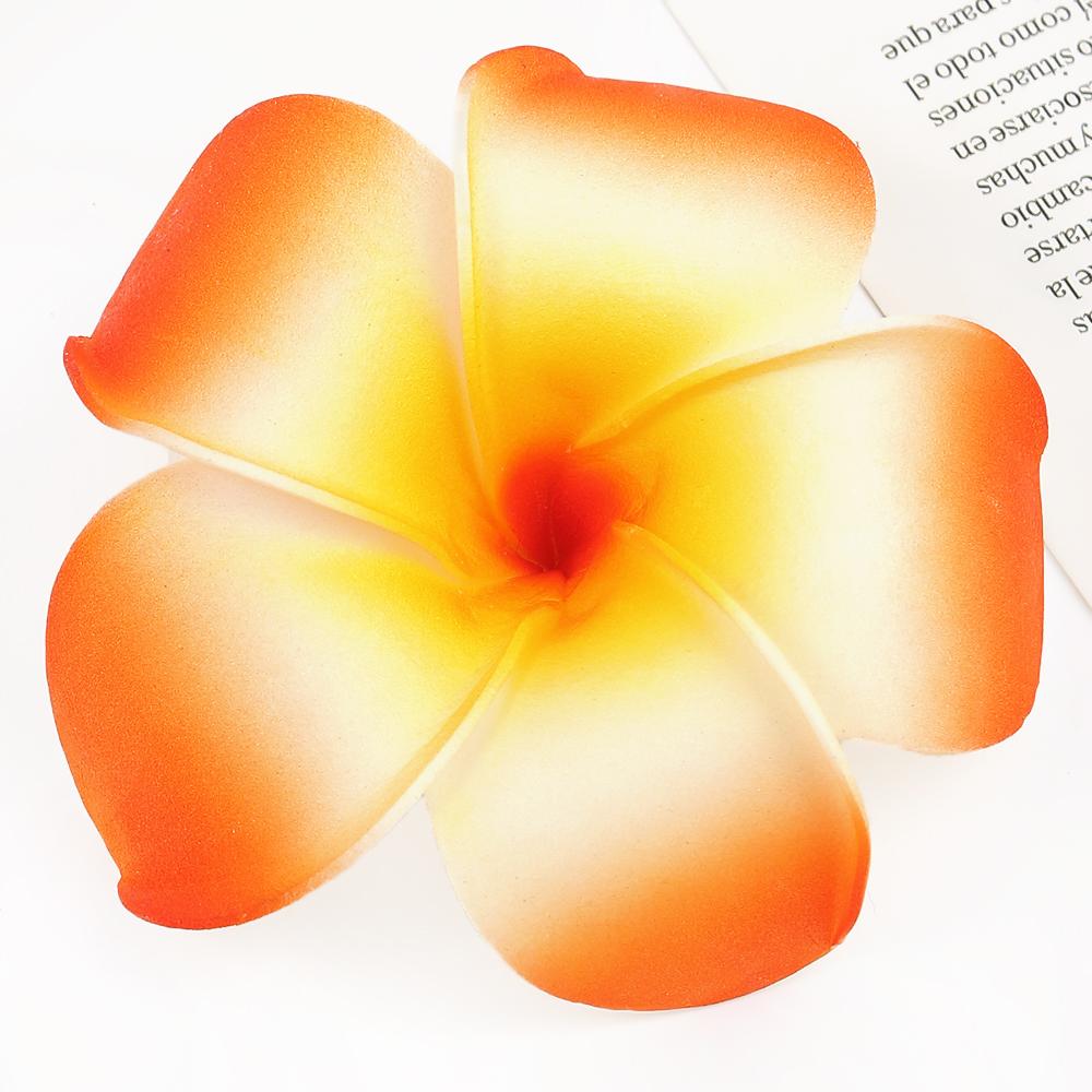 10PCs Foam Aritificial Flowers Heads For Home Decor Fake Flowers Hawaiian Beach Party Wedding Decoration Craft Gifts Accessories