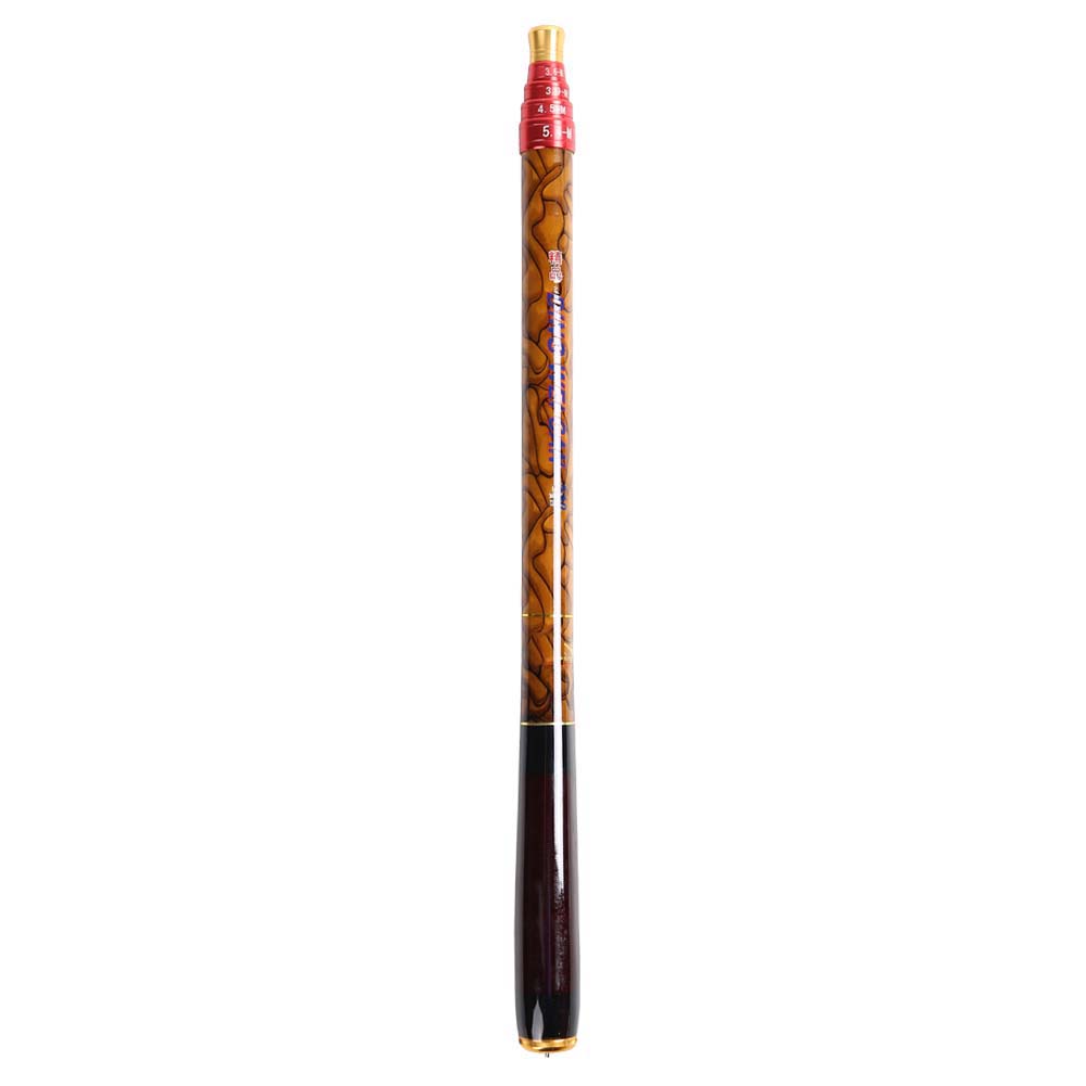 Portable Carbon Fiber Fishing Rods Ultra light Telescopic Positioning Hand Rod(5.4m)