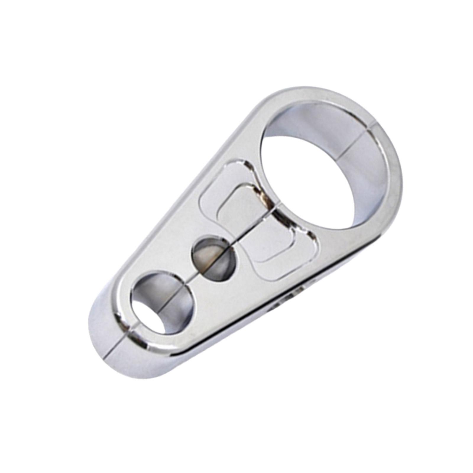 

Motorcycle Handlebar Mount Throttle Clutch Cable Brake Line Fixed Clips 25mm Handlebar Double Hole Clutch Cable Clamp різнокольоровий