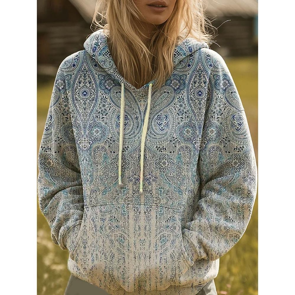 Women's Hoodies 3D Print Graphic Rainbow Casual Boho Casual Sweatshirts Pullovers Streetwear Women's Clothing Fall