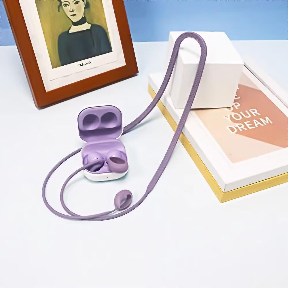 Pásek na sluchátka proti ztrátě pro Samsung Galaxy Buds 2 Pro Držák sluchátek Lanko Vodotěsná sluchátka Silikonová šňůrka na krk Příslušenství