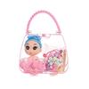 Pulseira Colar de Menina Conjunto de Contas DIY Bolsa Cosmética Infantil Contas para Criação de Joias Faixa de Cabelo Kit de Boneca com Bolsa