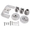 Marine Aluminum Anode Kit CMBRAVO3KITA Oxidation Resistant High Strength Boat Anode Kit Replacement for Bravo III