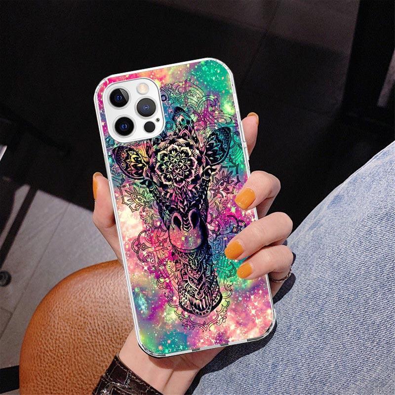 Cute Cartoon Giraffe Animal Phnoe Case for Iphone 17 Air 16 16E 11 12 13 Mini 14 Plus 15 Pro Max 7 8 + SE 2020 Phone Cover Coque