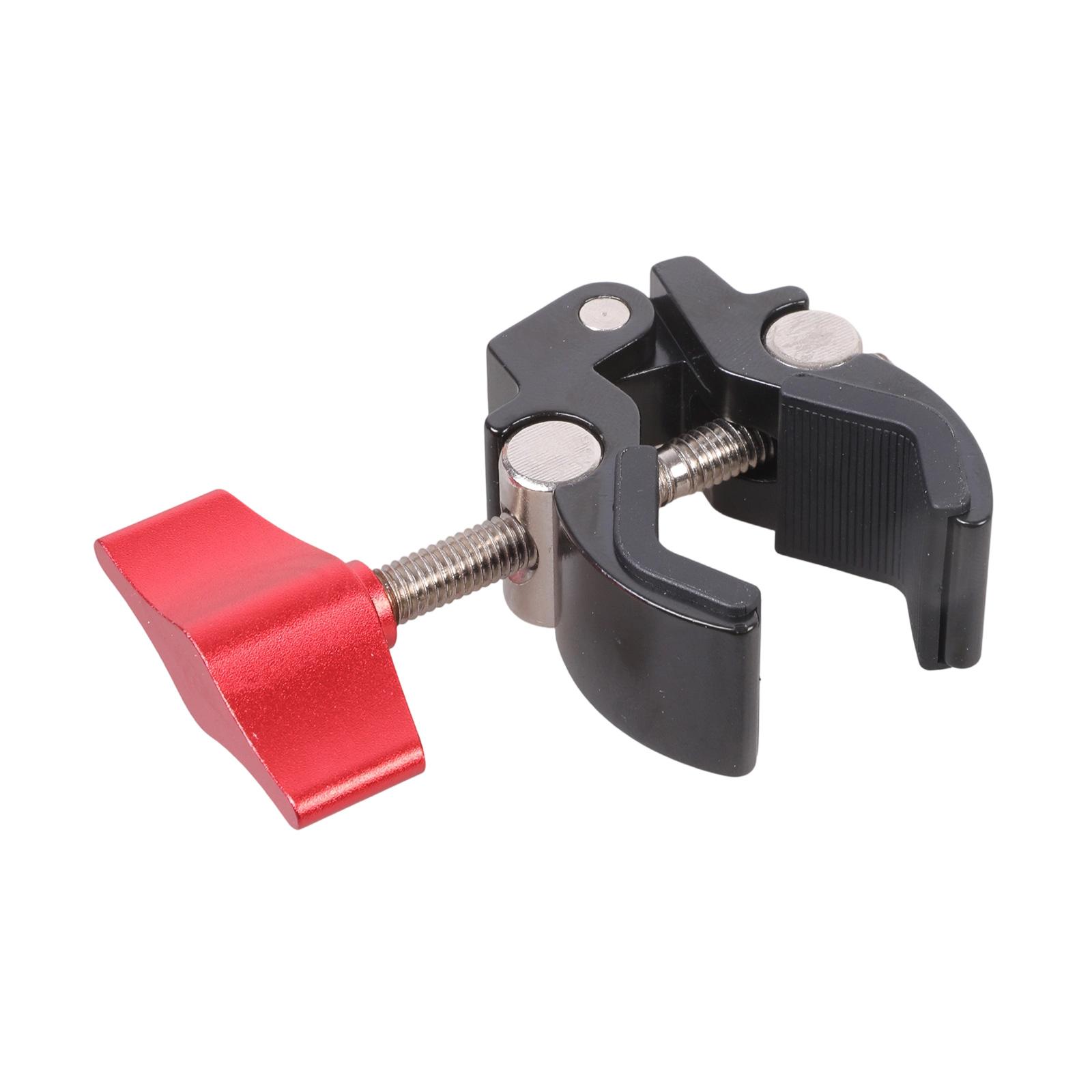 

Multipurpose Iron Alloy Super Clamp For Tripods Extension Desktop Mounts Photography Lighting Equipment Support 1