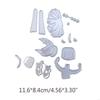 Dancing Girl Metal Cutting Dies Stencil DIY Scrapbooking Album Paper Card Template Mold Embossing Craft Decoration X3UC