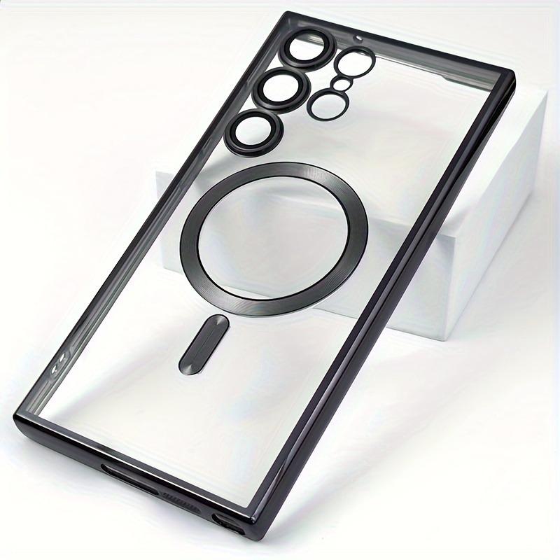 

Plating Magnetic Clear Phone Case For Samsung Galaxy S2 S26 S24 S 2 Ultra Plus S2Ultra Soft Cases Lens Protector Cover Galaxy S24