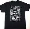 Das MISFITS T-Shirt Fiend Skull Danzig Horror Punk Rock Tee Herren Neu