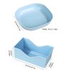10pcs Multi-function Spit Bone Dish Food Grade Plastic  Round Square Set Dining Table Garbage Plate  Household Snack Fruit Plate