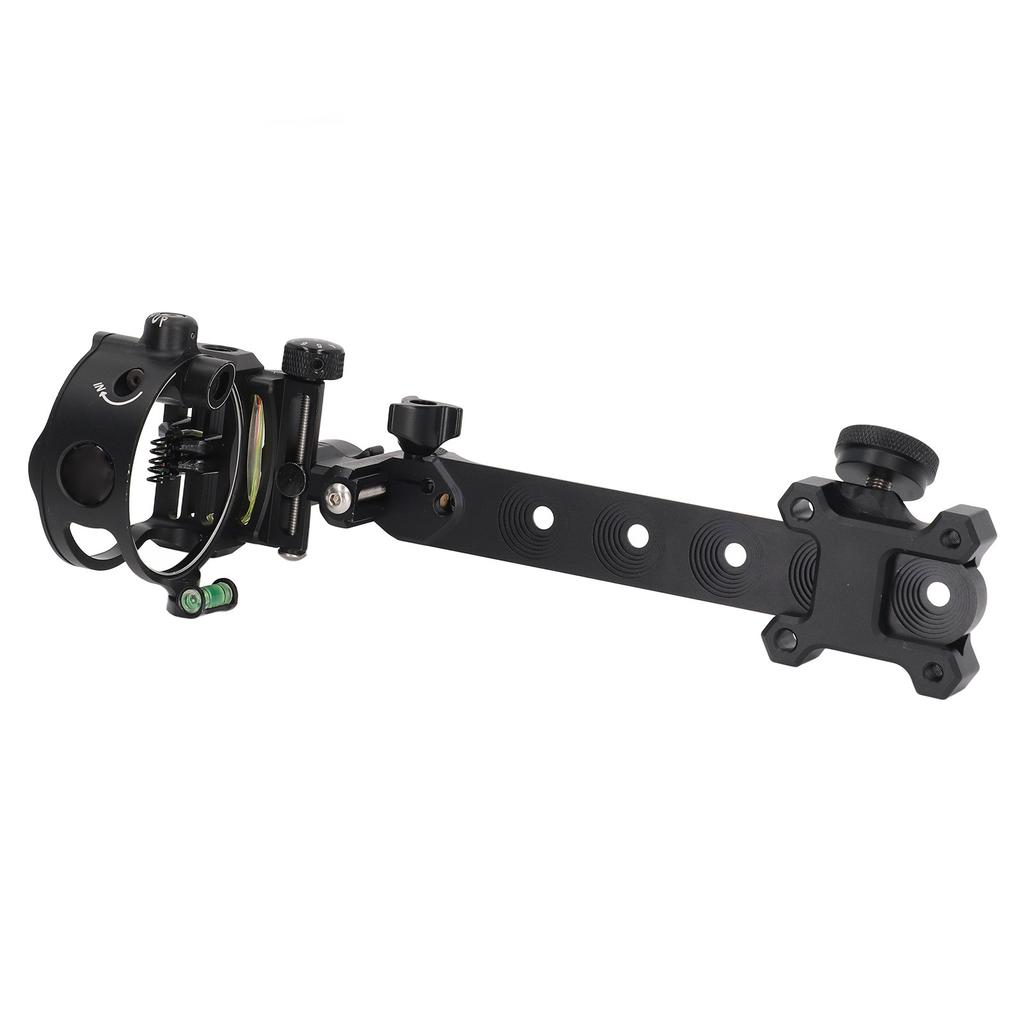Bow Target Sight 5 Pins with Retina Function Aluminium Alloy Archery Sight for Outdoor Hunting Shooting