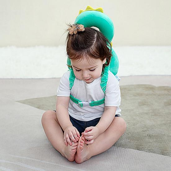 Baby Head Protection Pillow Backpack Adjustable Strap Breathable Padding Lightweight Anti-Fall Cushion for Toddler