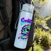 1PC Squidward Colorful Graffiti Art Print 750ml Color Plastic Sports Water Bottle Leakproof Flip Straw Lid Suitable for Sports Office Home Use
