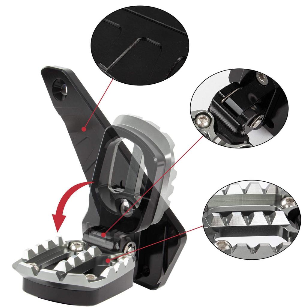 Motorcycle Step Footpeg Universal Footpeg Footrest Front Step Bar Compatible