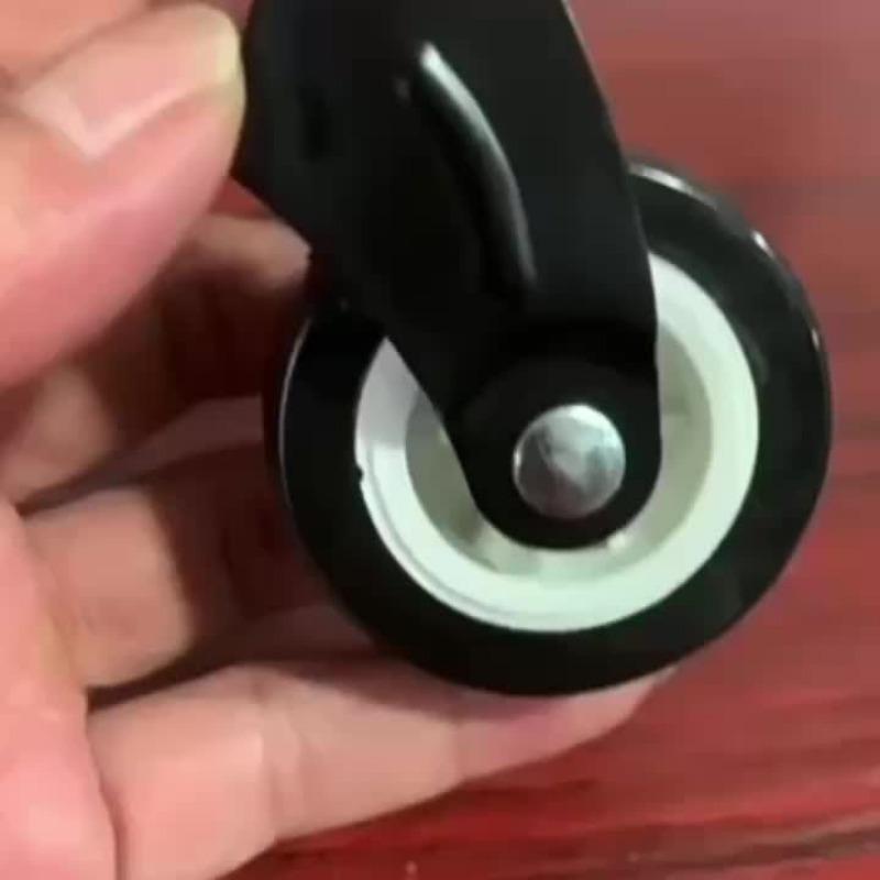 2pcs Door Support Wheel - Durable Aluminum Alloy, Anti-Falling & Wear-Resistant, Vertical Hinged Base for Smooth Sliding On Wooden & Steel Doors